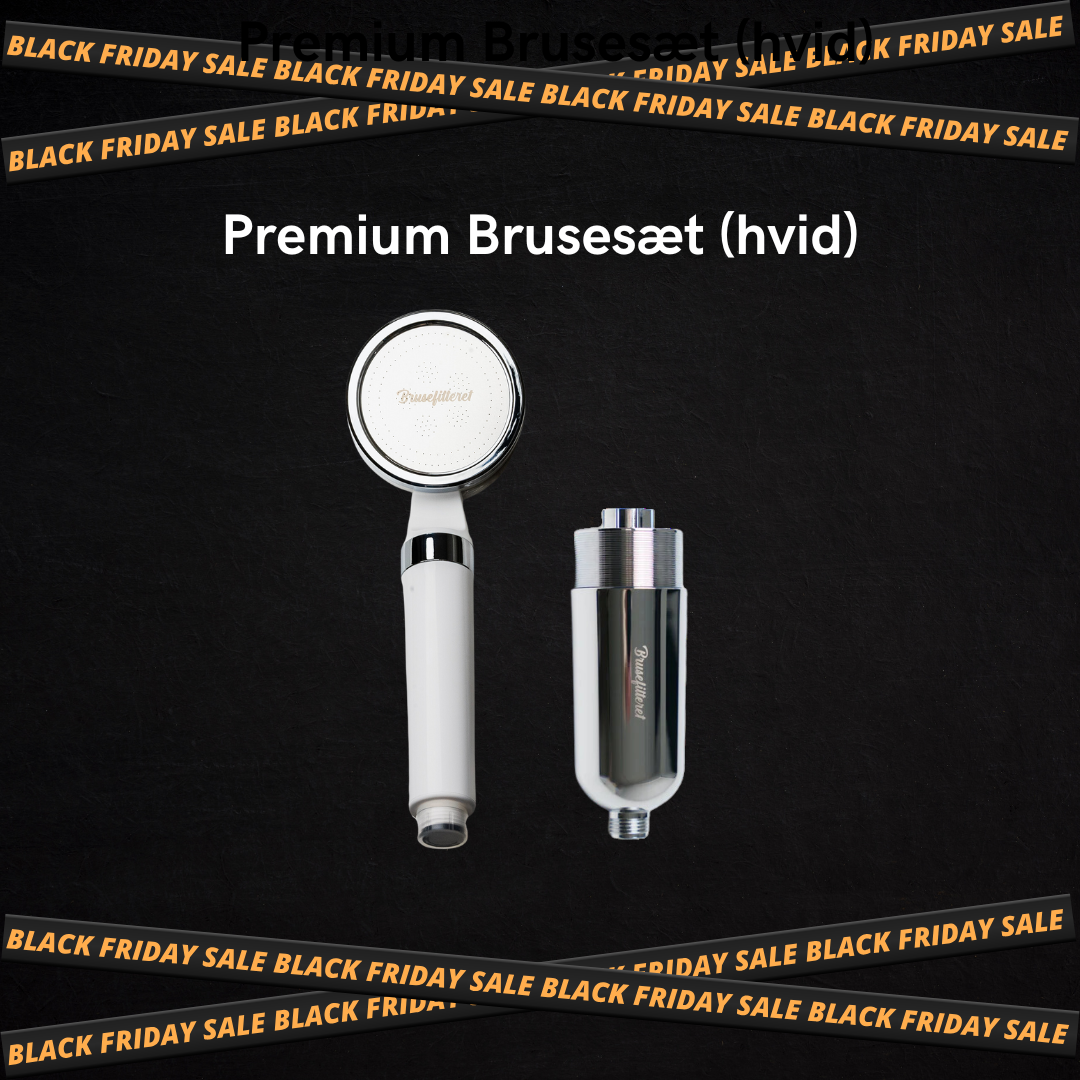 Premium Brusesæt (hvid)